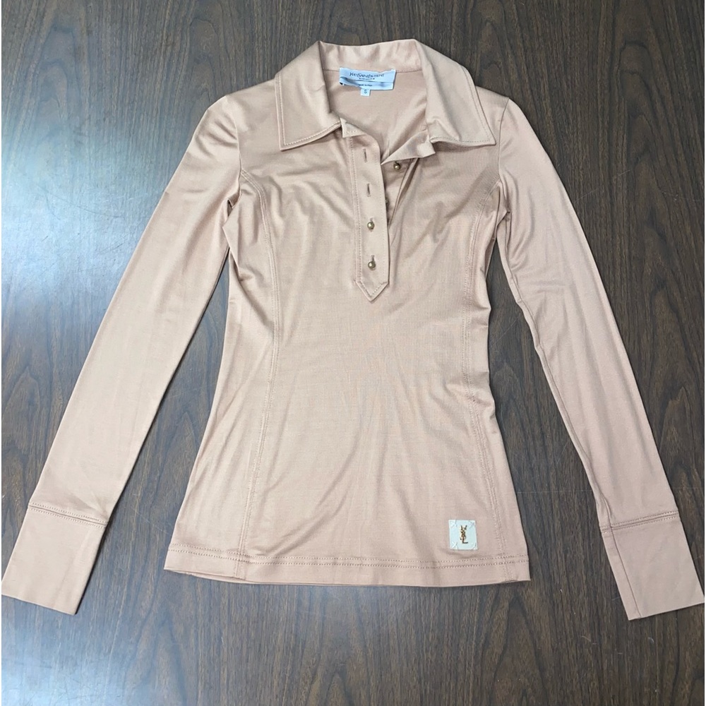 Yves Saint Laurent Rive Gauche Collar Shirt